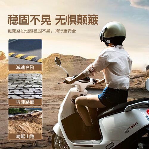 适用雅迪B18-G电动车短杆反光镜高清后视镜电瓶自行车倒后倒车镜M - 图3