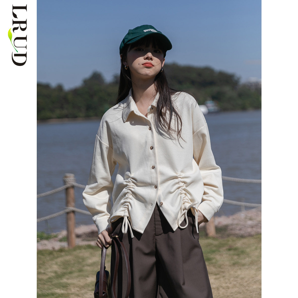 lrud女春装2022年新款韩版宽松衬衫 lrud衬衫