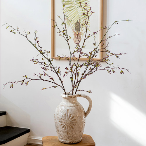 掬涵锦带碎花枝条仿真花干花客厅禅意新中式装饰假花高枝仿生花艺 - 图1