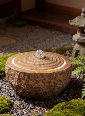 流水摆件循环水景喷泉招财装饰