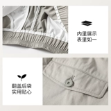 Летние тонкие шорты, мужские хлопковые универсальные штаны для отдыха, эластичная талия