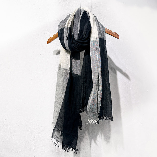 Pure cotton high-end boutique men's scarf