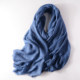 Japanese retro cotton and linen scarf, versatile for men and women