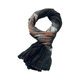 Autumn and winter patchwork plaid Japanese retro men's scarf
