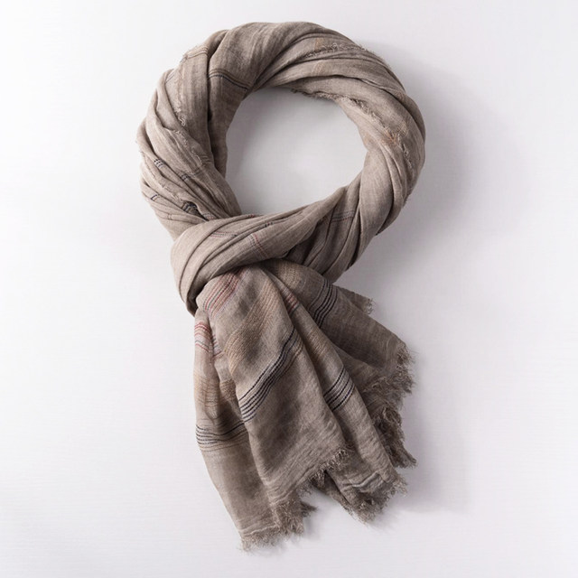 Japanese autumn and winter high-end men's casual scarf