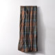 Japanese plaid cotton and linen scarf for men in autumn and winter