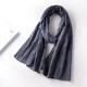 Autumn and winter striped Japanese style men's scarf
