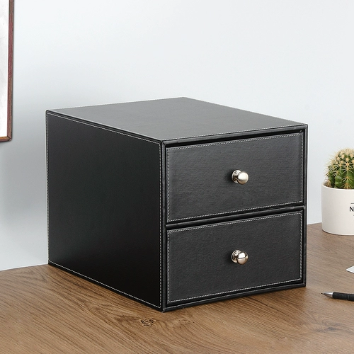 Кожаный настольный файл файловый шкаф для хранения данных Сортировка шкафа простой шкаф для хранения файлов офис настройка канцелярских товаров настройка