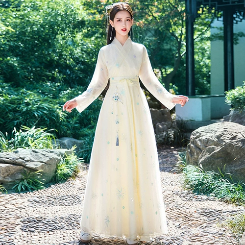 Оригинальное ханьфу, осенний демисезонный костюм, коллекция 2023, китайский стиль