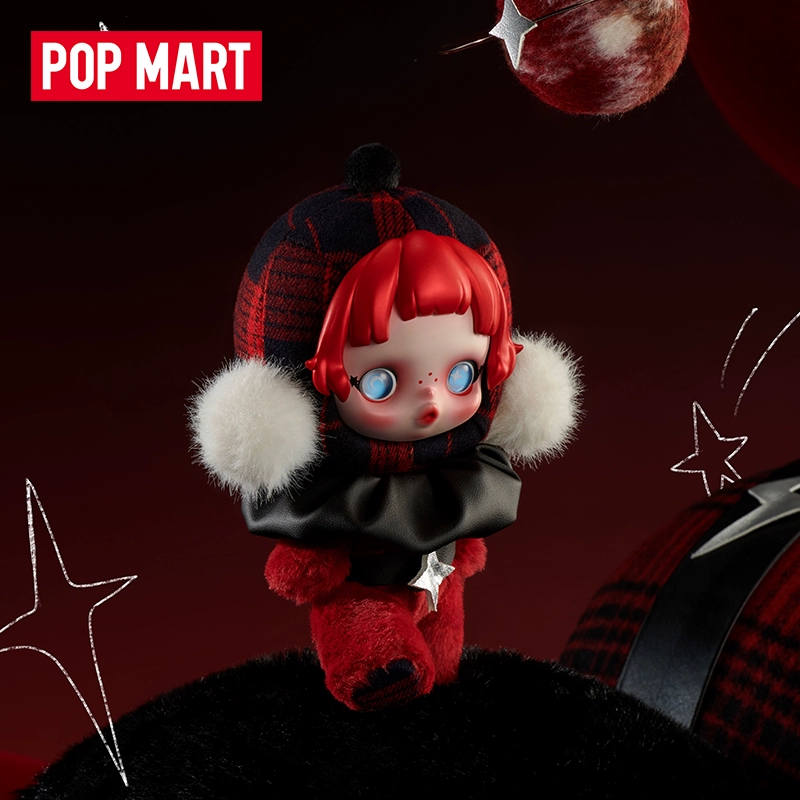 正版现货POPMART泡泡玛特SKULLPANDA冬日乐章毛绒公仔盲盒礼物 - 图2