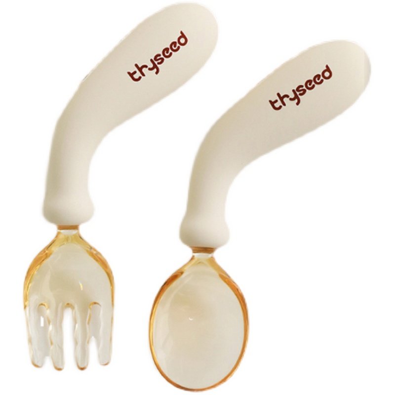 世喜宝宝勺子婴儿餐具学吃饭训练叉子套装自主进食辅食一岁专用,淘宝优惠券,粉丝福利购,淘宝优惠卷