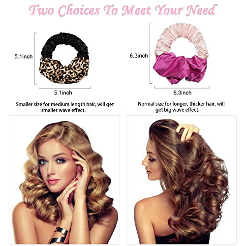 Heatless Curl Scrunchie for Long Thick Hair  No Heat Soft Po