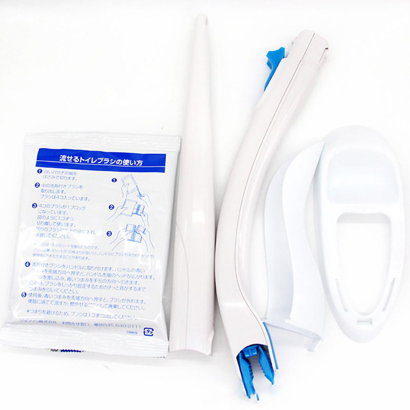 Japan imported SC Johnson disposable toilet brush replacement pack 24 toilets containing cleaning toilet agent direct sale
