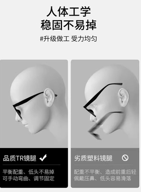 猫眼墨镜女款GM近视可配度数防紫外线显脸小新款太阳镜防晒高级感