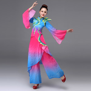 阿幸秧歌腰鼓舞蹈演出服民族特色舞台服装歌伴舞表演服饰广场舞女