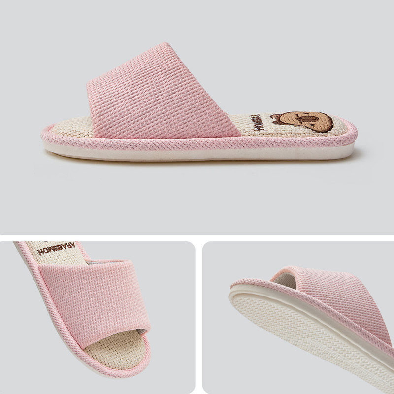 亚麻拖鞋女款2026新款室内家居静音吸汗透气春秋棉麻布拖鞋女四季,淘宝优惠券,粉丝福利购,淘宝优惠卷