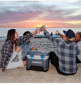 IGLOO易酷乐保温箱冰块冷藏箱保冷小型便携车载冰桶户外钓鱼露营