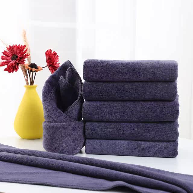 Ultra-thick microfiber absorbent towel that does not shed lint