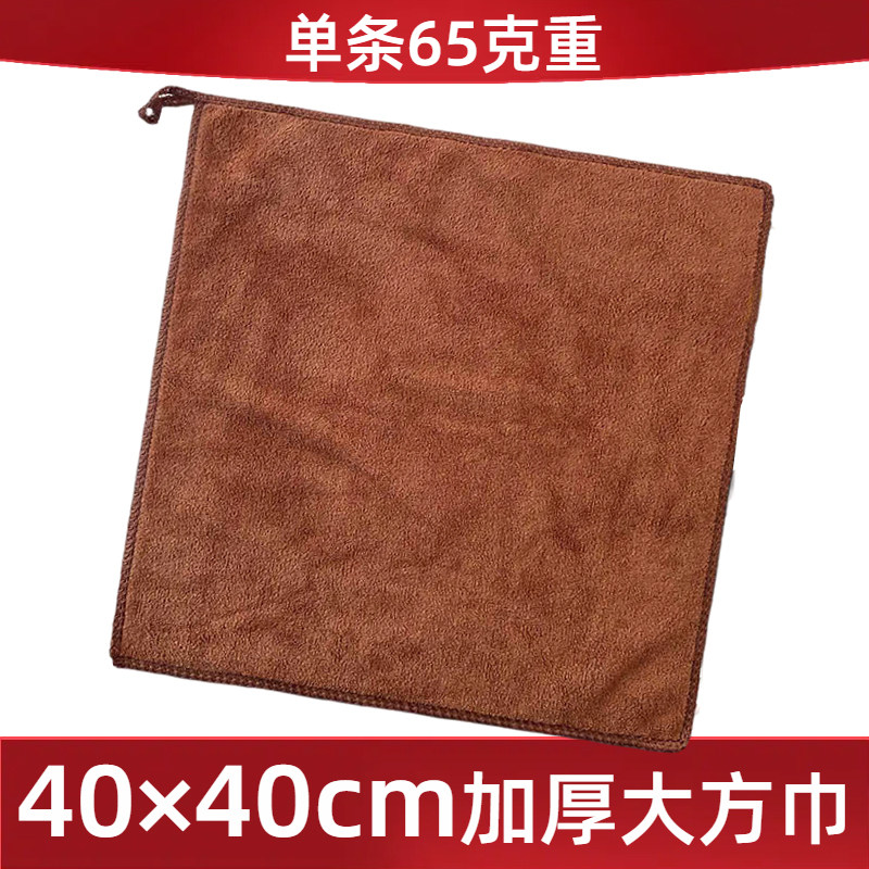 保洁专用毛巾抹布吸水不掉毛加厚细纤维酒店宾馆家政清洁擦桌子 - 图2