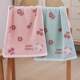 Pure cotton towel absorbs water and does not shed lint for household use