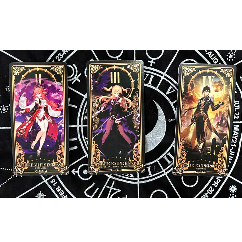 78pcs anime动漫塔罗牌tarot英文桌游卡牌-图2