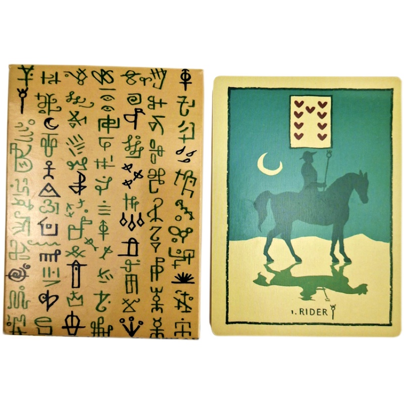 青色符文利诺曼Green Glyphs Lenormand Tarot Card Games英塔罗-图3