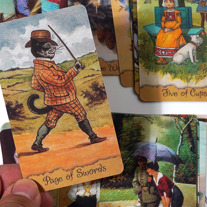 英文Granny’s Postcards Tarot奶奶的明信片塔罗牌卡牌 游戏