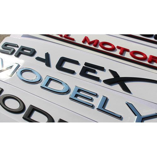 适用于tesla特斯拉Model3 X S高性能字标贴标 DUAL MOTOR改装装饰 - 图2