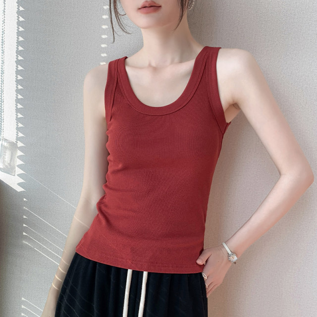 Sexy hot girl style slim suspender vest women