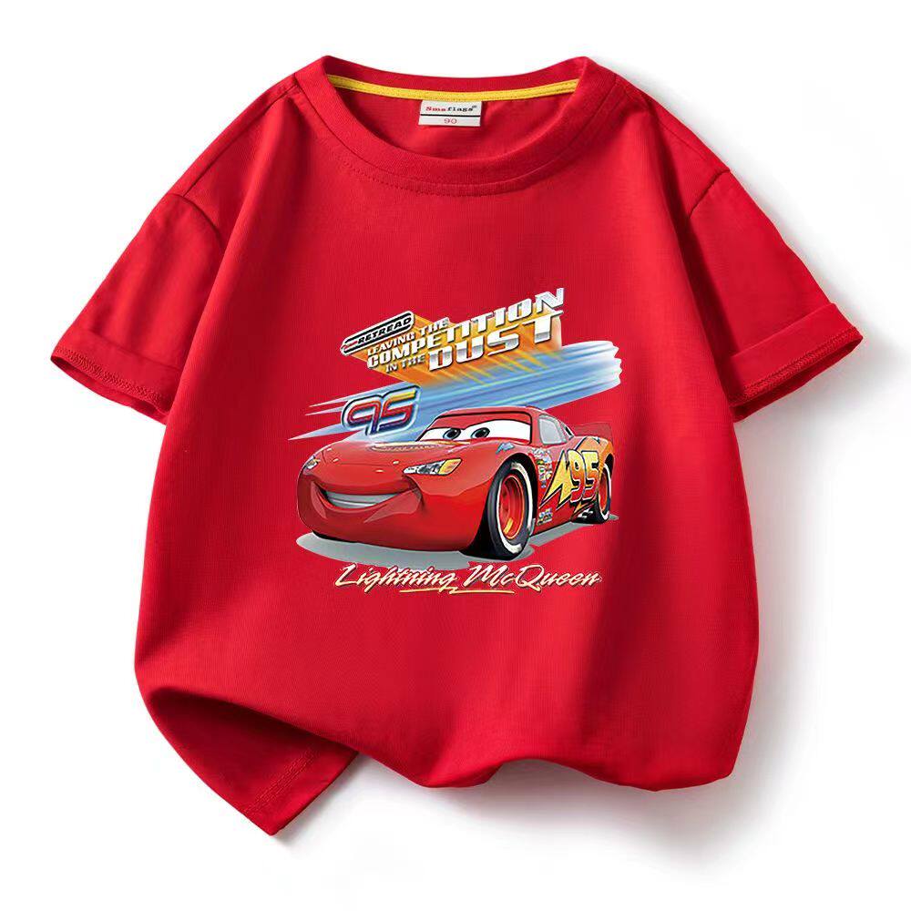 Round neck casual short-sleeved cartoon other