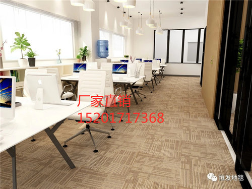 恒发LT30方块地毯满铺办公室公司桌球厅写字楼地毯网吧展览馆酒店 - 图2