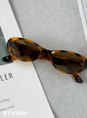 韩版亮色度假风凹造型辣妹太阳镜