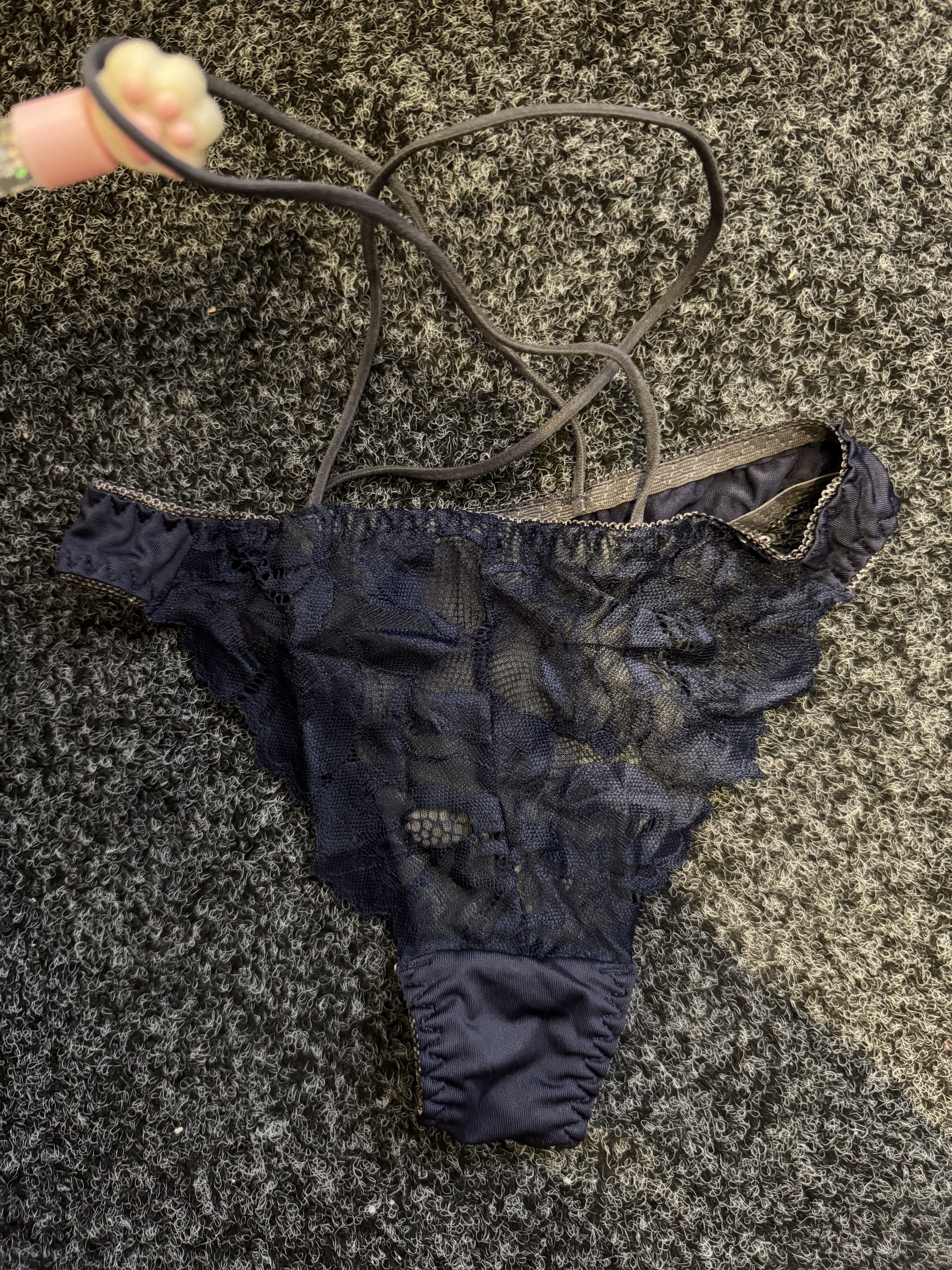 外 2条装高品 高叉单绳性感精致刺绣蕾丝女低腰内裤小码75-115斤,淘宝优惠券,粉丝福利购,淘宝优惠卷