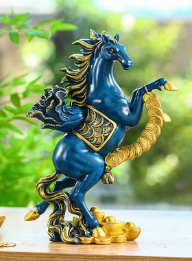 马上发财家居摆件客厅酒柜装饰品