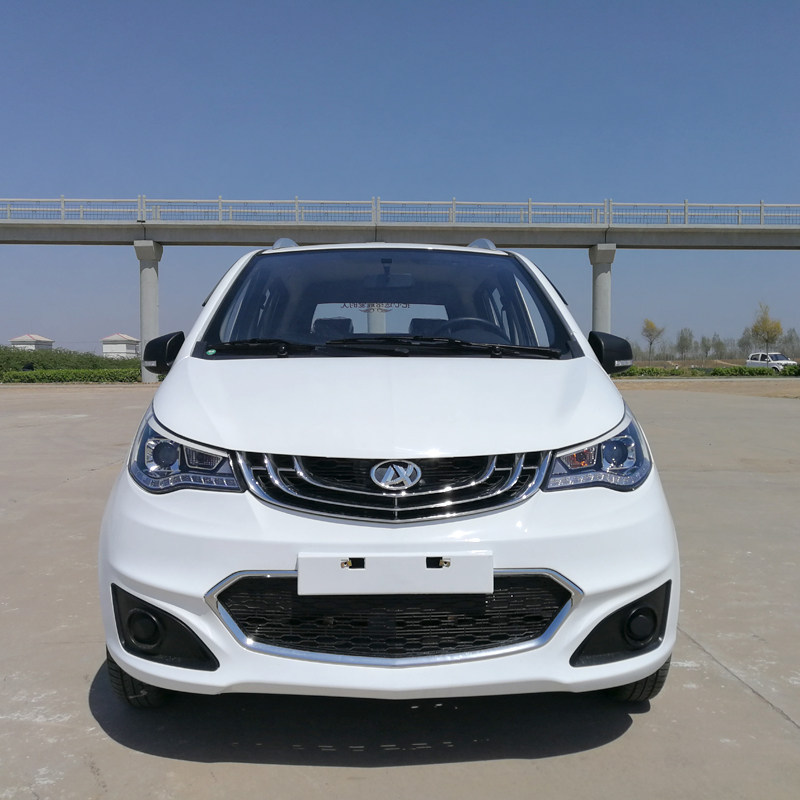 新款心爱电动汽车成人四轮电瓶轿车新能源油电两用家用铁壳代步车