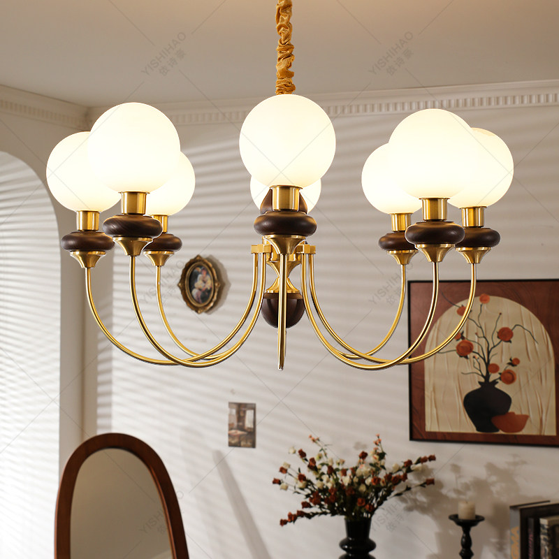 法式复古风灯具客厅灯主灯吊灯魔豆美式简约卧室灯餐厅灯中山灯具,淘宝优惠券,粉丝福利购,淘宝优惠卷