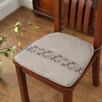 Jacquard Chair Cushion Home Dining Table And Chairs Cushion Anti-Slip Breathable Cushions All Season Universal Dining Chair Cushion Solid Wood Stools Mat