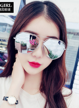 molgirl超大框显瘦圆脸太阳镜
