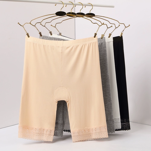 Летние безопасные штаны, нижнее белье, кружевная ткань, защитное белье, шорты, большой размер