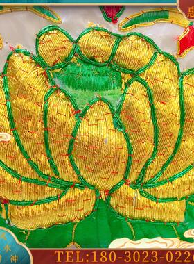 纯手工观音菩萨 莲花衣黄色白色神像披风 神像斗篷台版神【议价】