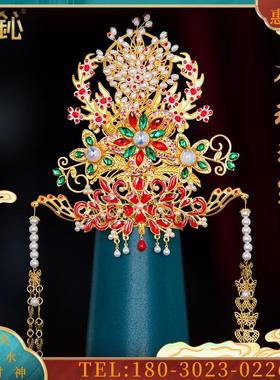 头饰珍珠冠凤冠王母黑老太