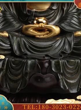 19英寸纯铜释迦牟尼佛神佛像坐莲佛陀三宝家居铜像摆件