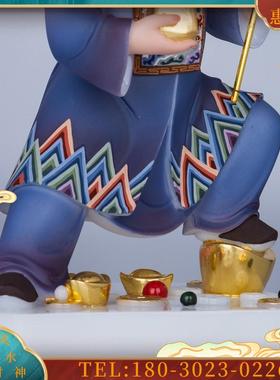 汉白玉摆件《黄淘气》乐天一派 堂口出马 黄小乐 人物摆件