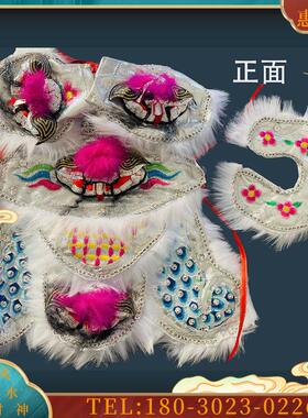 佛鑫缘新款特级太子战甲 三太子中坛帅手工鱼鳞甲 亮布银【议价】