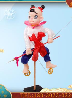 子杖头木偶益智玩具中国风文创