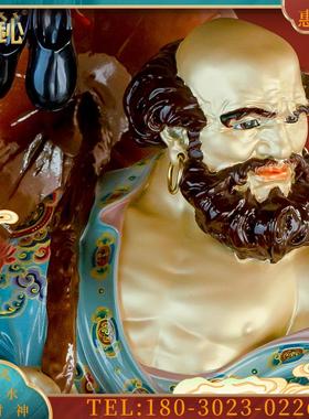 达摩祖师佛像菩提始祖精工彩禅宗寺庙供奉玄关家用摆件