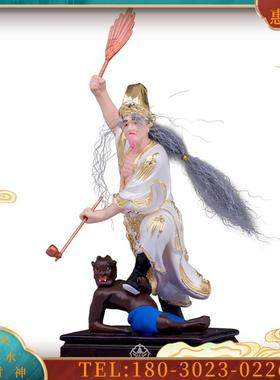 脂黑白无常阎王护卫七爷八爷谢范将军大二爷客厅常用摆件