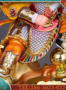 12/16寸树脂金吒木吒神像甘露太子托塔天王太子木叉摆件