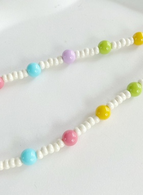 手工串珠亚克力原创情侣