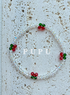 情侣水晶原创设计手工手链